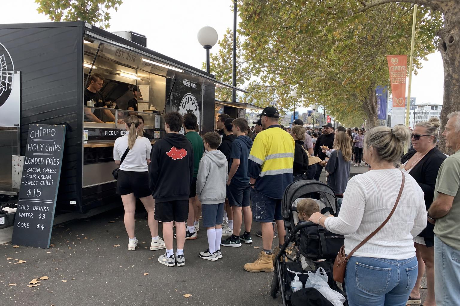 Chip N Dip at a public event